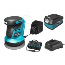 Dedra Set Masina orbitala de slefuit cu acumulator Li-Ion 18V 4.0Ah incarcator 60W si geanta
